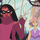 Glimmer follows in her father’s footsteps by learning magic from Shadow Weaver.